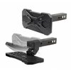 Go Rhino Hitch Mount Fits 2 Receivers 12 Lenght Flat Step NonExtendable Flip Down Textured HS2012T